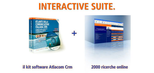 Atlacom è la versione software dell'Atlante della Comunicazione Italiana.