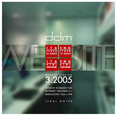 8 Marzo 2005: Il nuovo website di DDM Advertising è on line