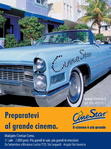 Cinestar: il cinema ? pi? grande.