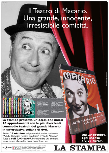 La stampa presenta il Teatro di Macario con Proposte.
