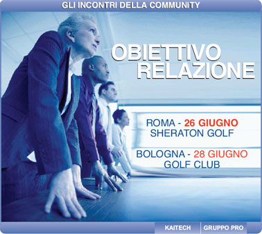 Incontri della Community: il valore delle Relazioni a Roma e Bologna.