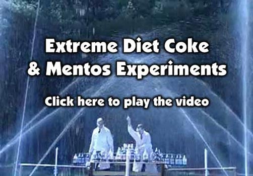 Diet Coke - Mentos: Le mille bolle blu.