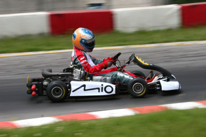 I navigatori di Mio Technology al KartGP VIP Class Challenge.