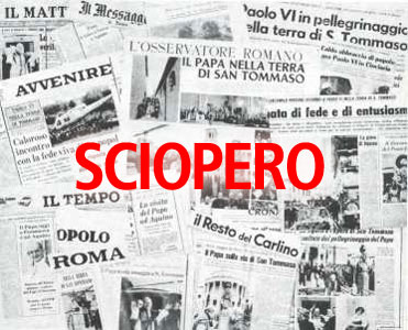 Il rinnovo del contratto dei giornalisti.