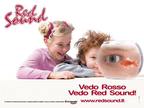 Campagna pubblicitaria Red Sound.